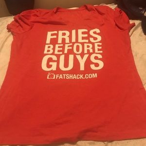 Fries before guys shirt